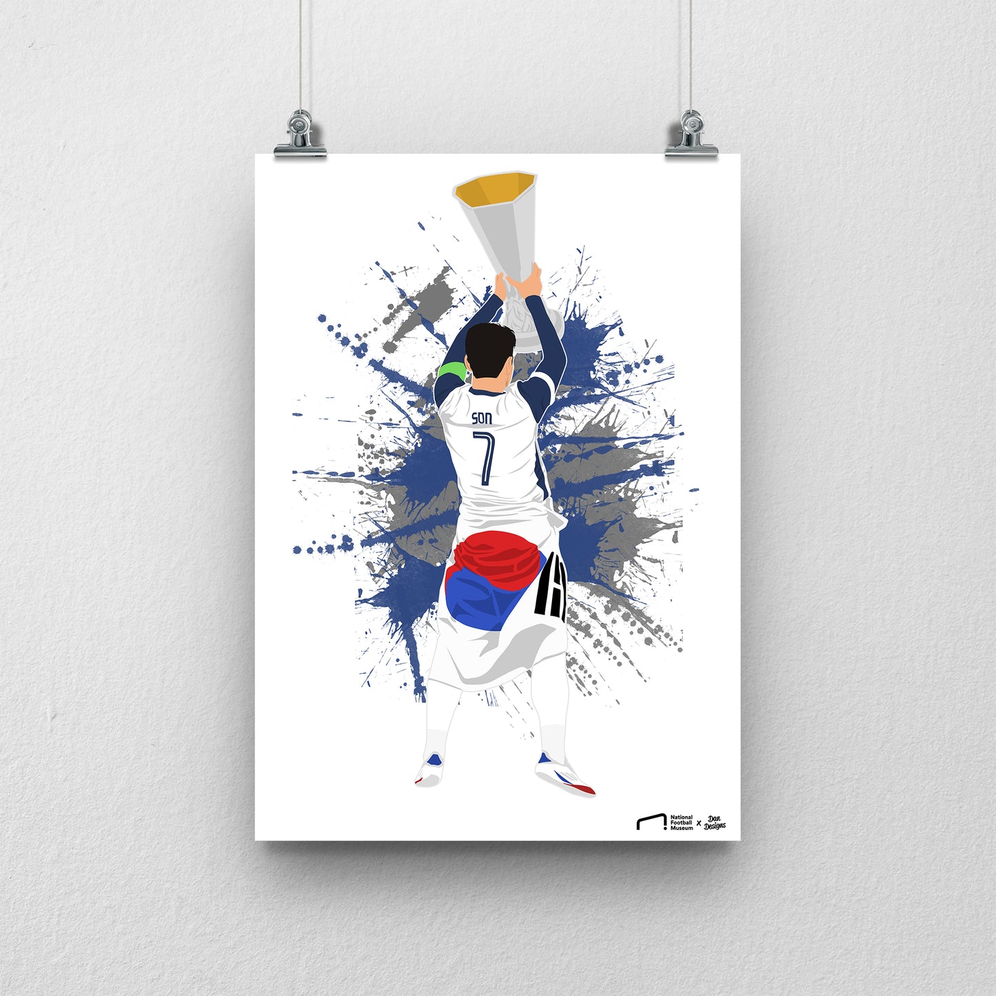 Son Heung-Min A3 Print - DanDesignsGB