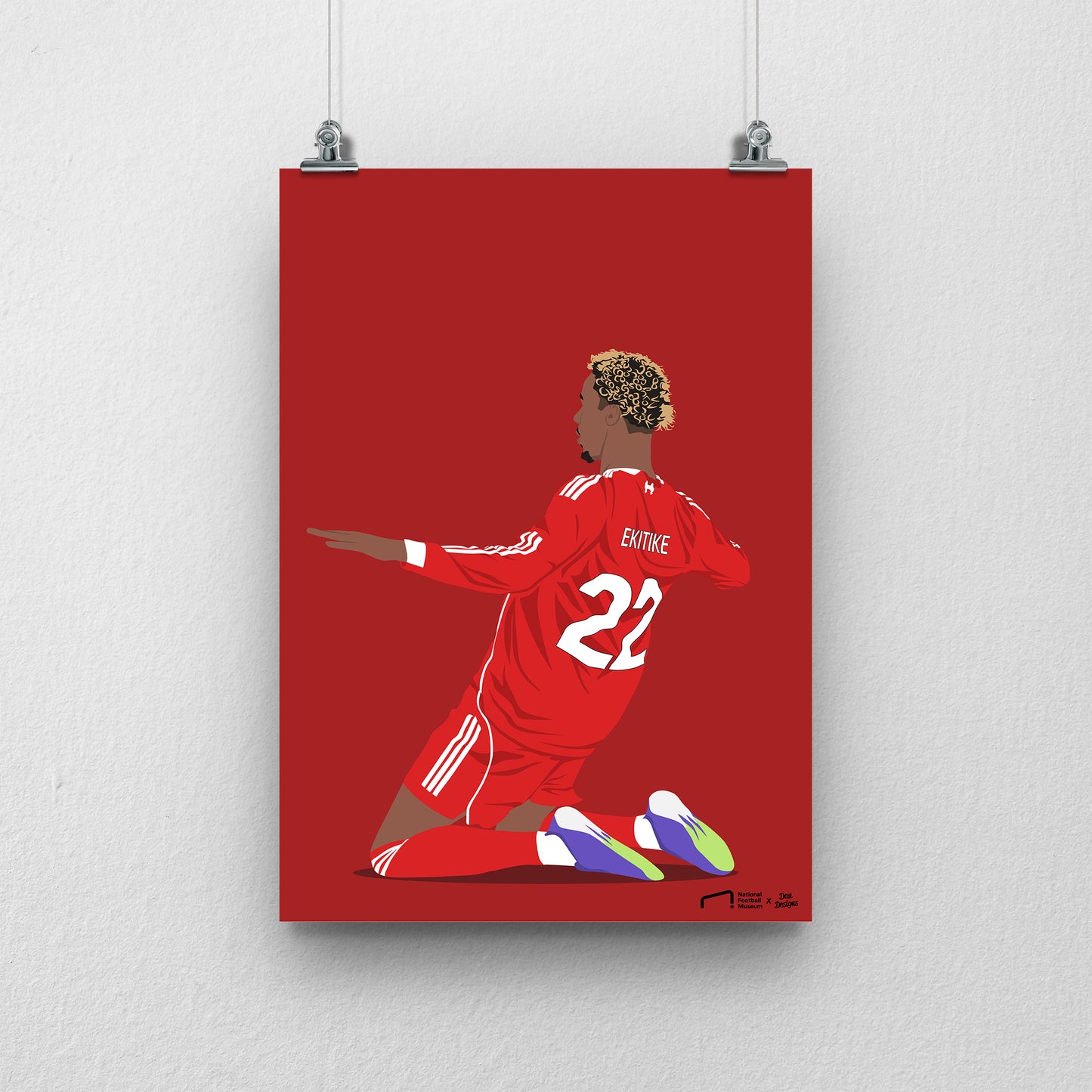 Hugo Ekitike Print - DanDesignsGB
