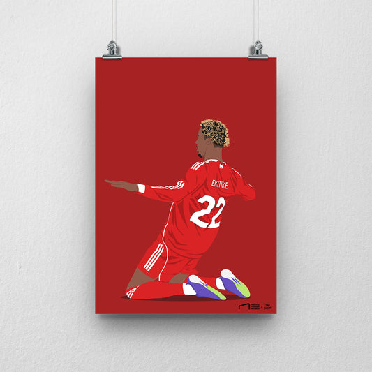 Hugo Ekitike Print - DanDesignsGB