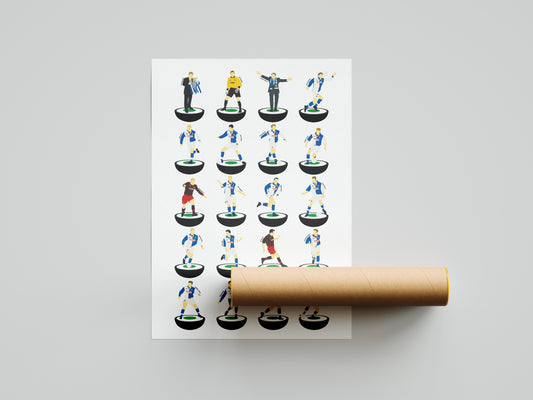 Blackburn Rovers Champions 95' Subbuteo Print