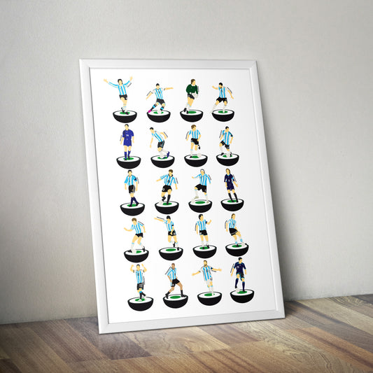 Argentina Subbuteo Print