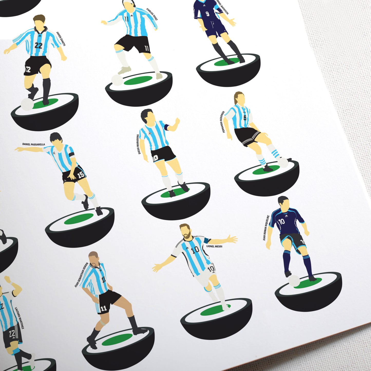 Argentina Subbuteo Print