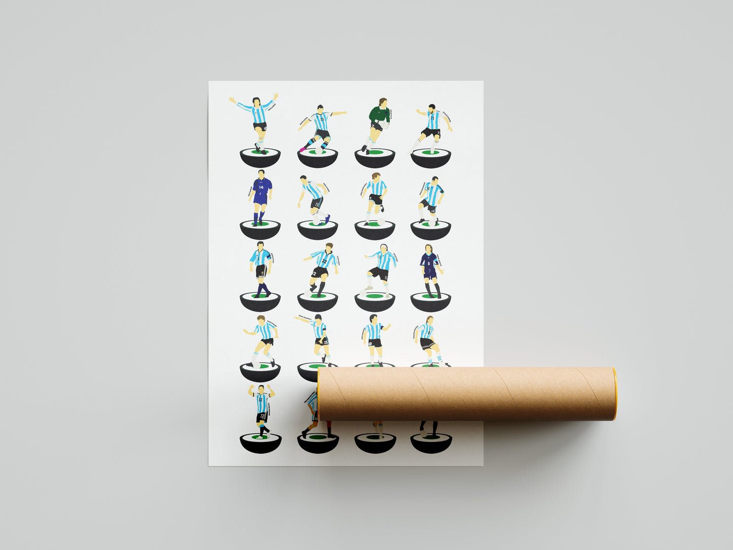 Argentina Subbuteo Print