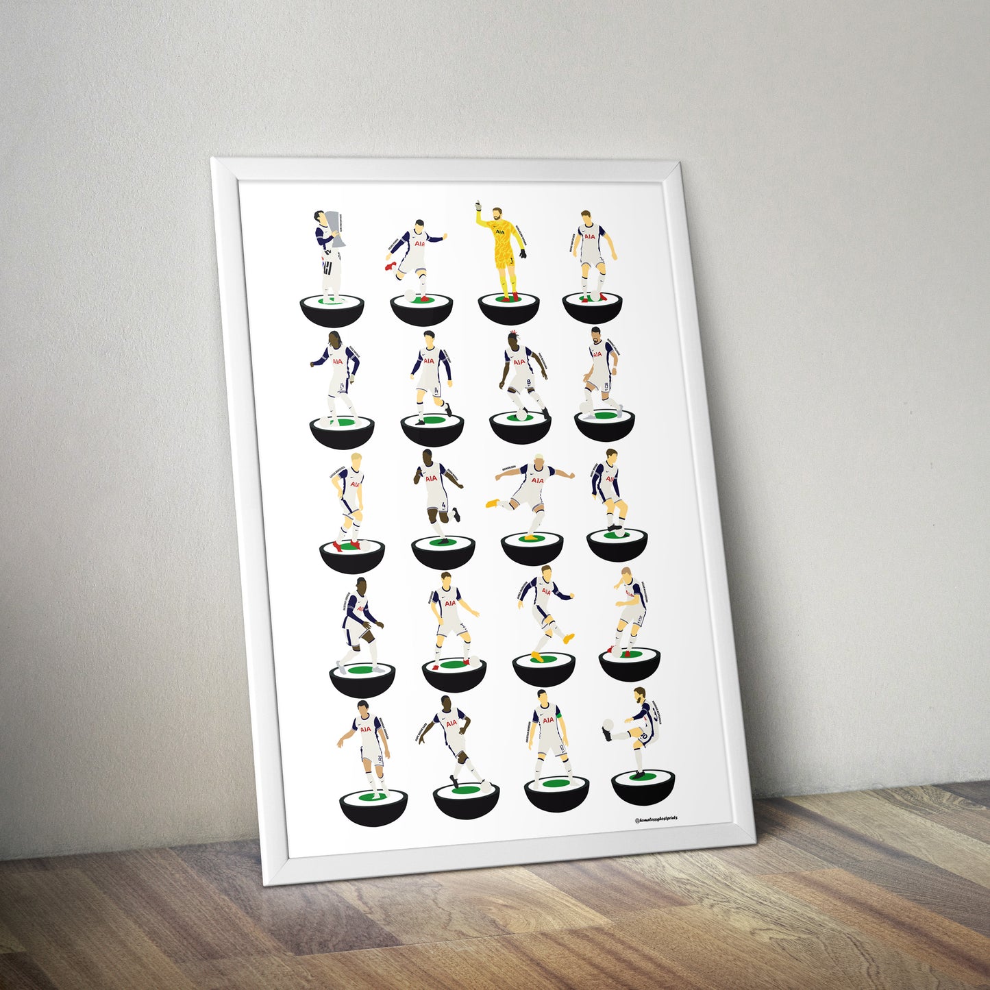 Tottenham Hotspur 2025 Bilbao Subbuteo Print