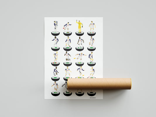 Tottenham Hotspur 2025 Bilbao Subbuteo Print