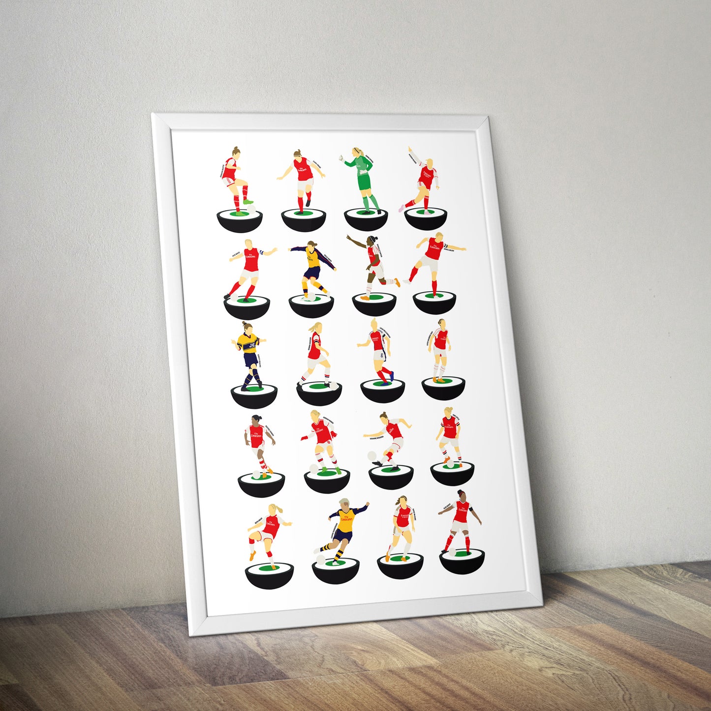 Arsenal Women Subbuteo Print