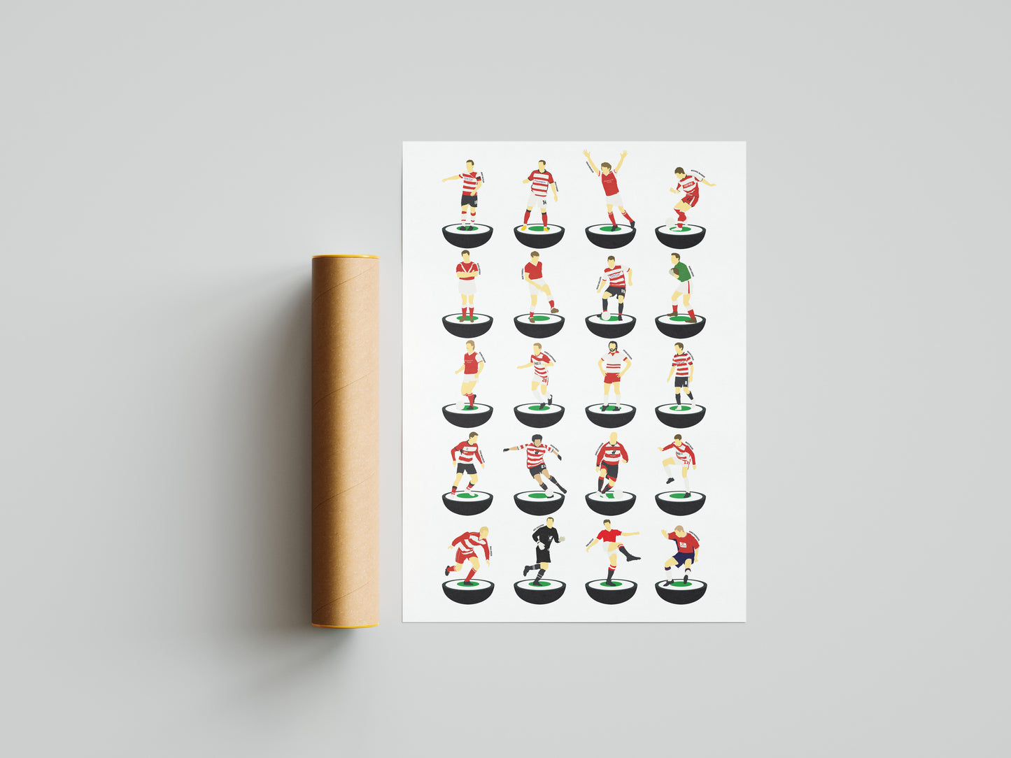 Doncaster Rovers Subbuteo Print