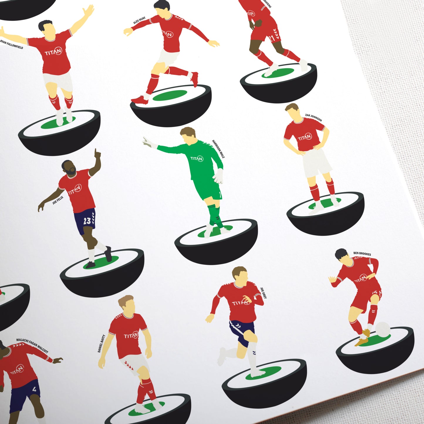 York City 2026 Champions Subbuteo Prints