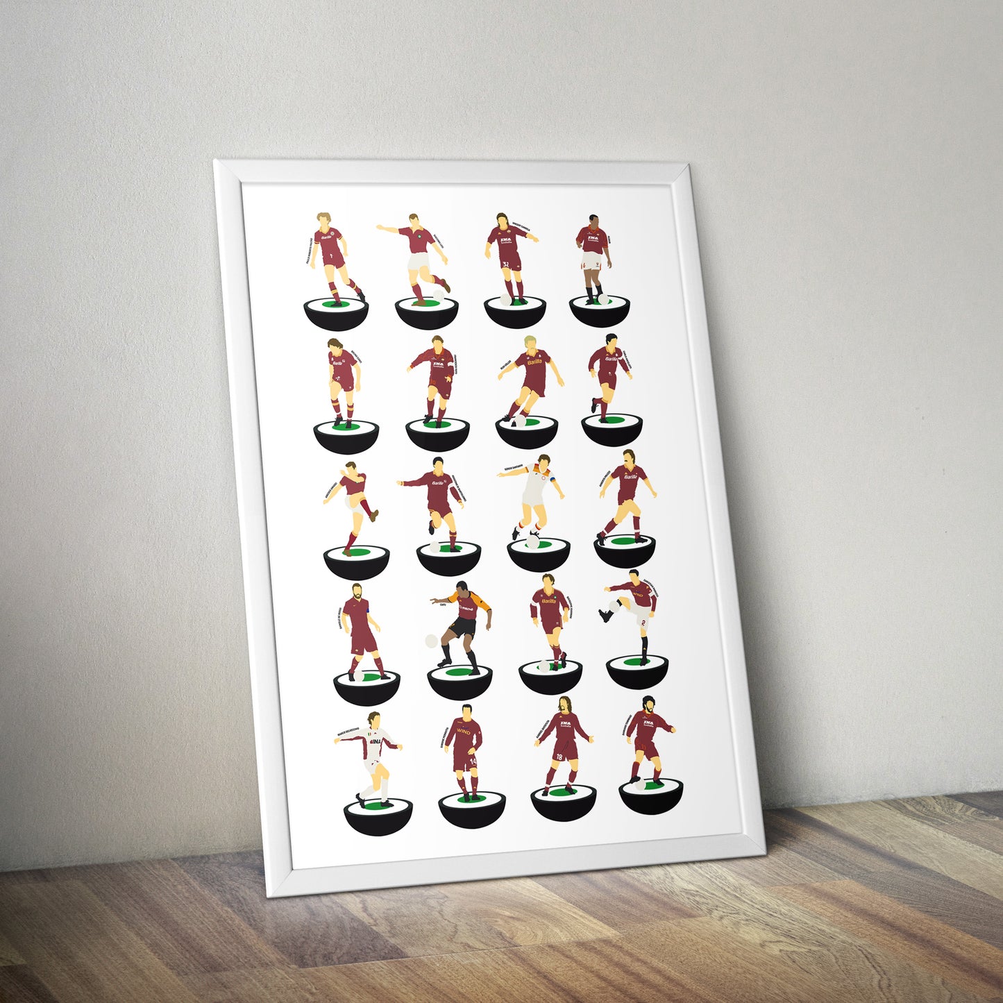 AS Roma Legends Subbuteo Print