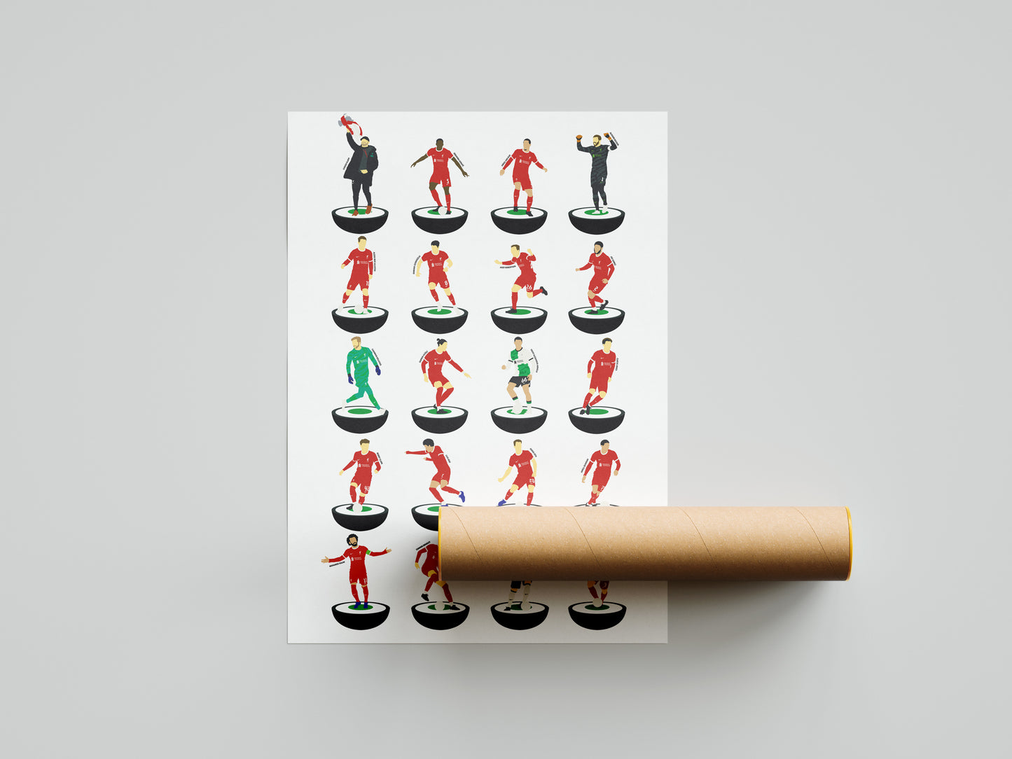 Liverpool 2023/24 Subbuteo Print