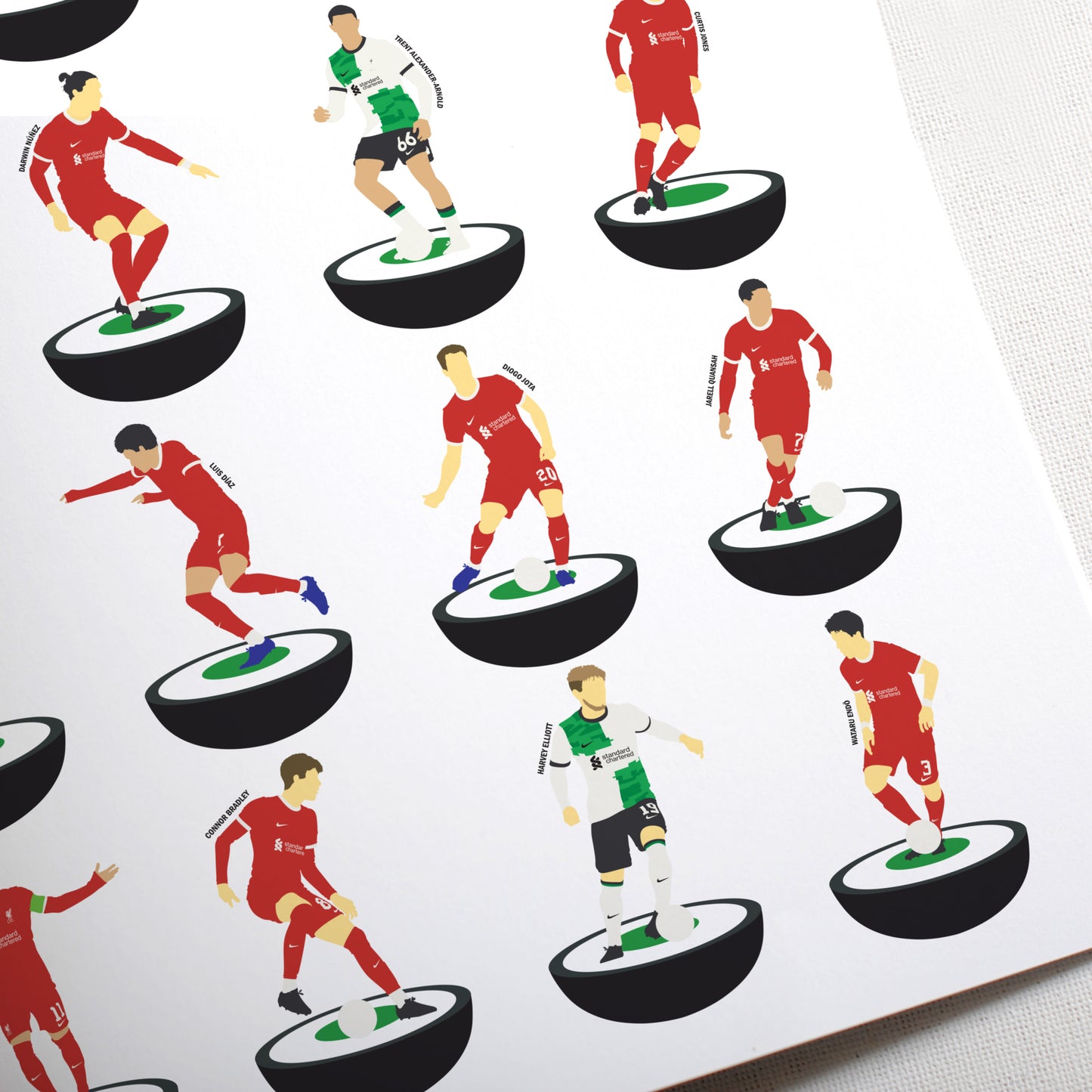 Liverpool 2023/24 Subbuteo Print