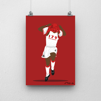 Ian Wright Print - DanDesignsGB