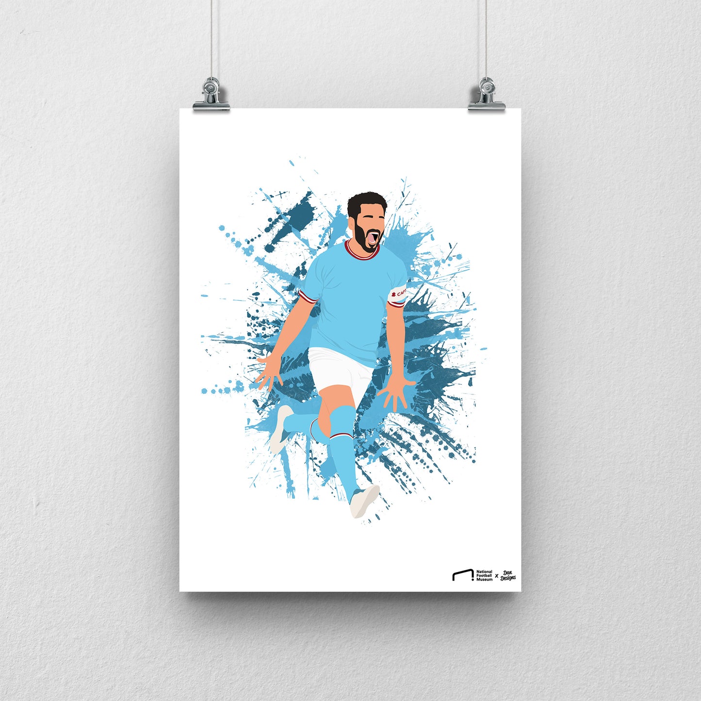 İlkay Gündoğan Print - DanDesignsGB