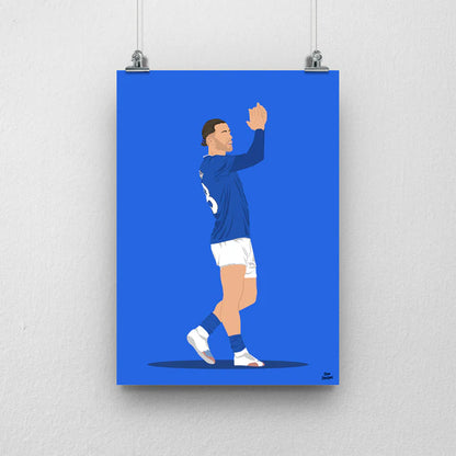 Jack Grealish Everton Print - DanDesignsGB