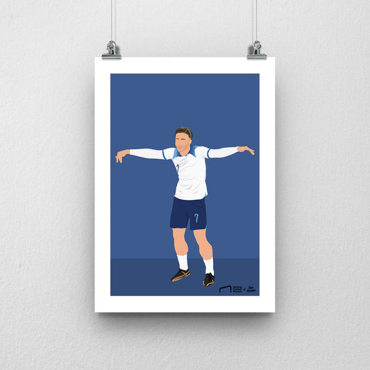 Jack Grealish England Print - DanDesignsGB