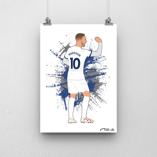 James Maddison Print - Dan DesignsGB