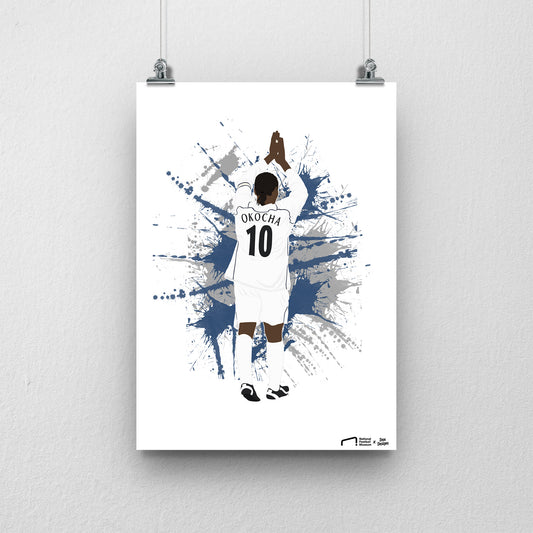 Jay Jay Okocha Print - DanDesignsGB