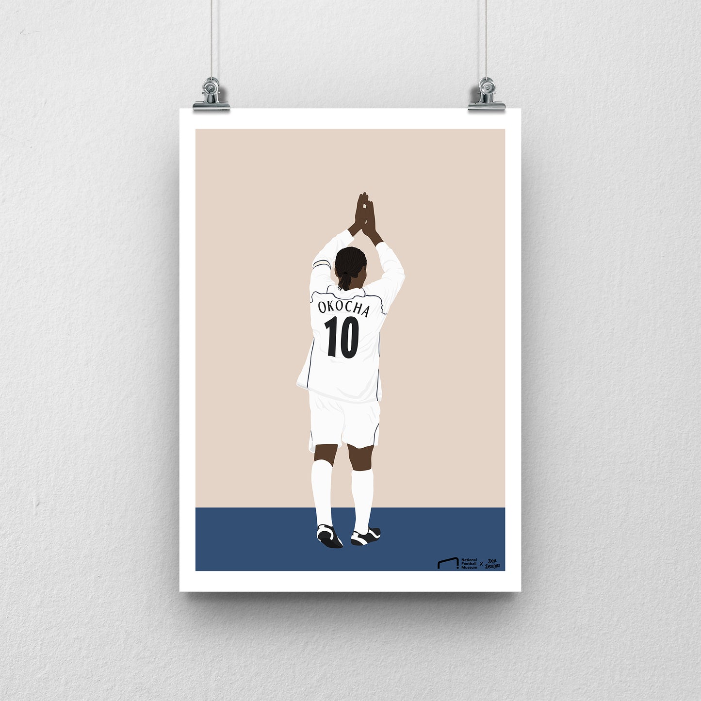 Jay Jay Okocha Print - DanDesignsGB