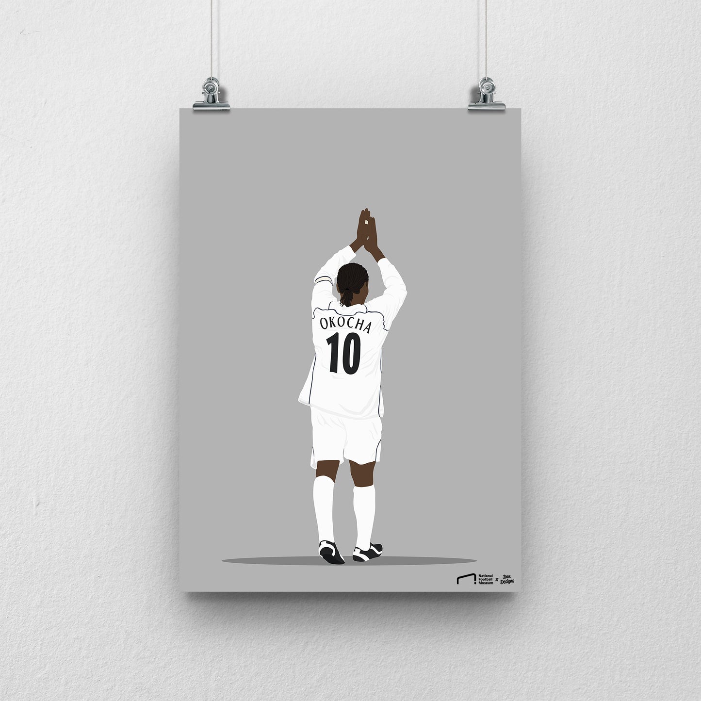 Jay Jay Okocha Print - DanDesignsGB