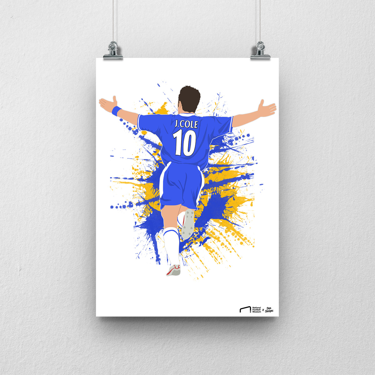 Joe Cole Print - Dan DesignsGB