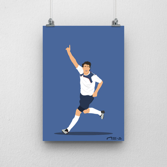 Johan Elmander Print - DanDesignsGB
