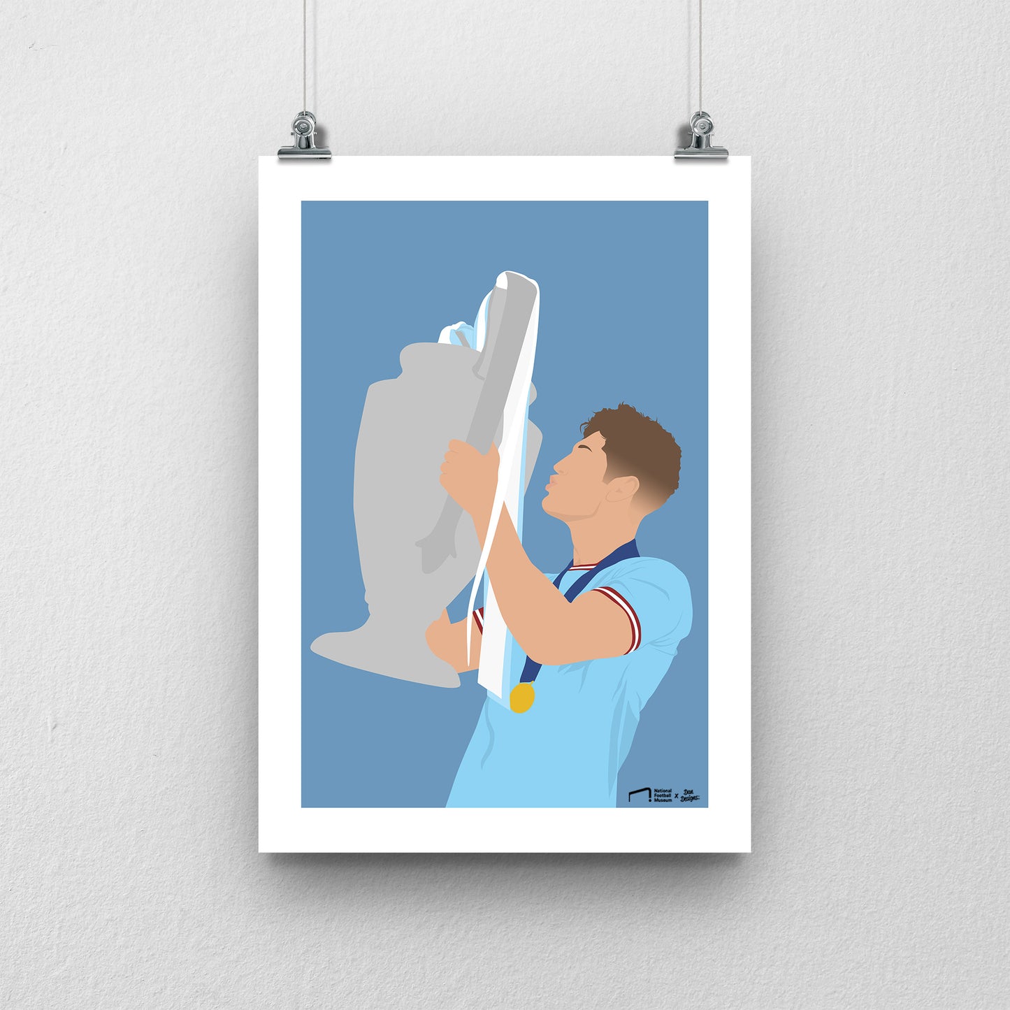 John Stones Print - DanDesignsGB