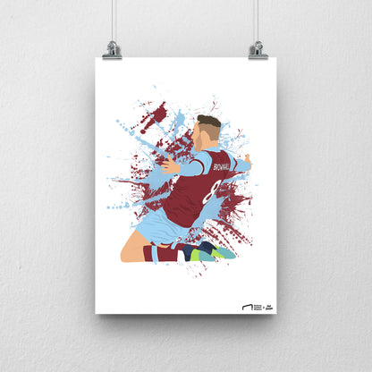 Josh Brownhill Print - DanDesignsGB