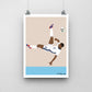 Jude Bellingham Overhead Kick England Print  - DanDesignsGB