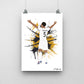 Jude Bellingham Real Madrid Print - DanDesignsGB