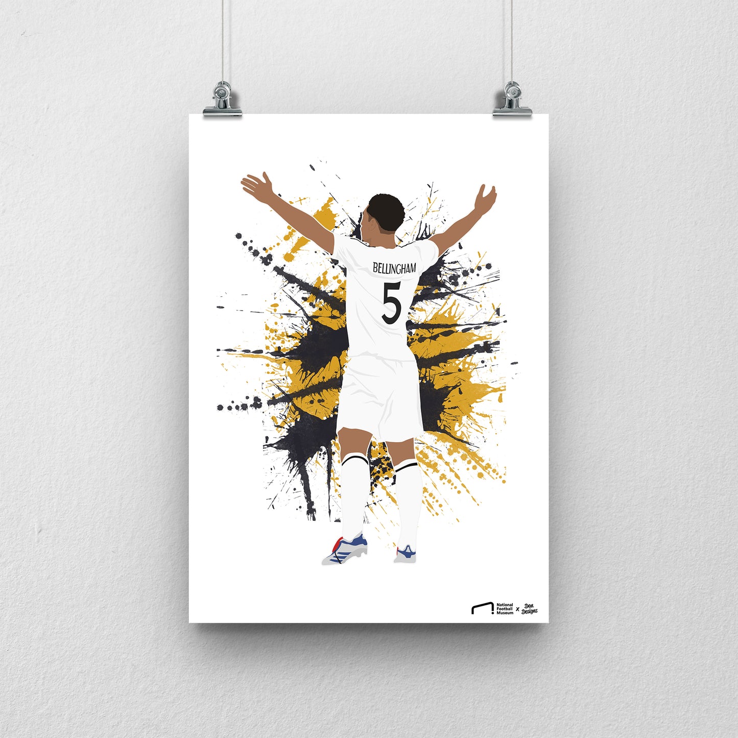 Jude Bellingham Real Madrid Print - DanDesignsGB