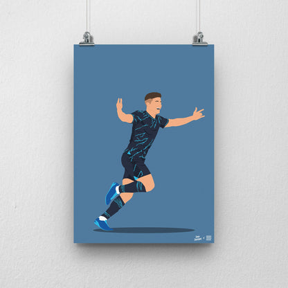 SALES - Julian Alvarez A3 Print - DanDesignsGB