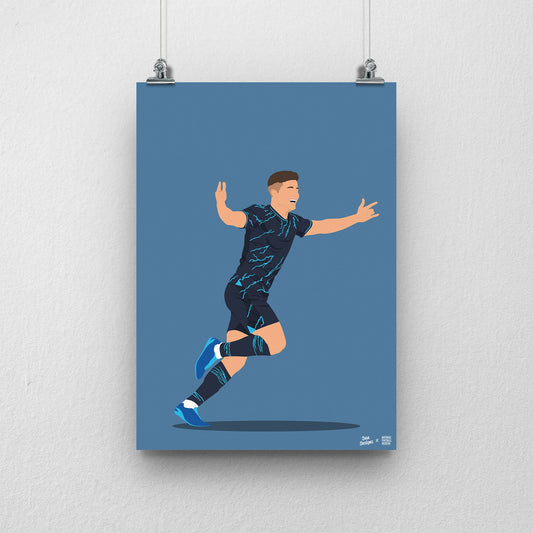 SALES - Julian Alvarez A3 Print - DanDesignsGB