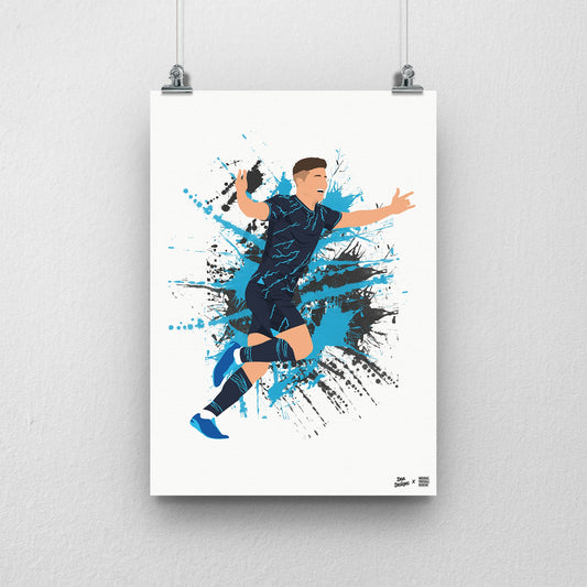 SALES - Julian Alvarez A3 Print - DanDesignsGB
