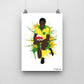 Justin Fashanu Print - DanDesignsGB