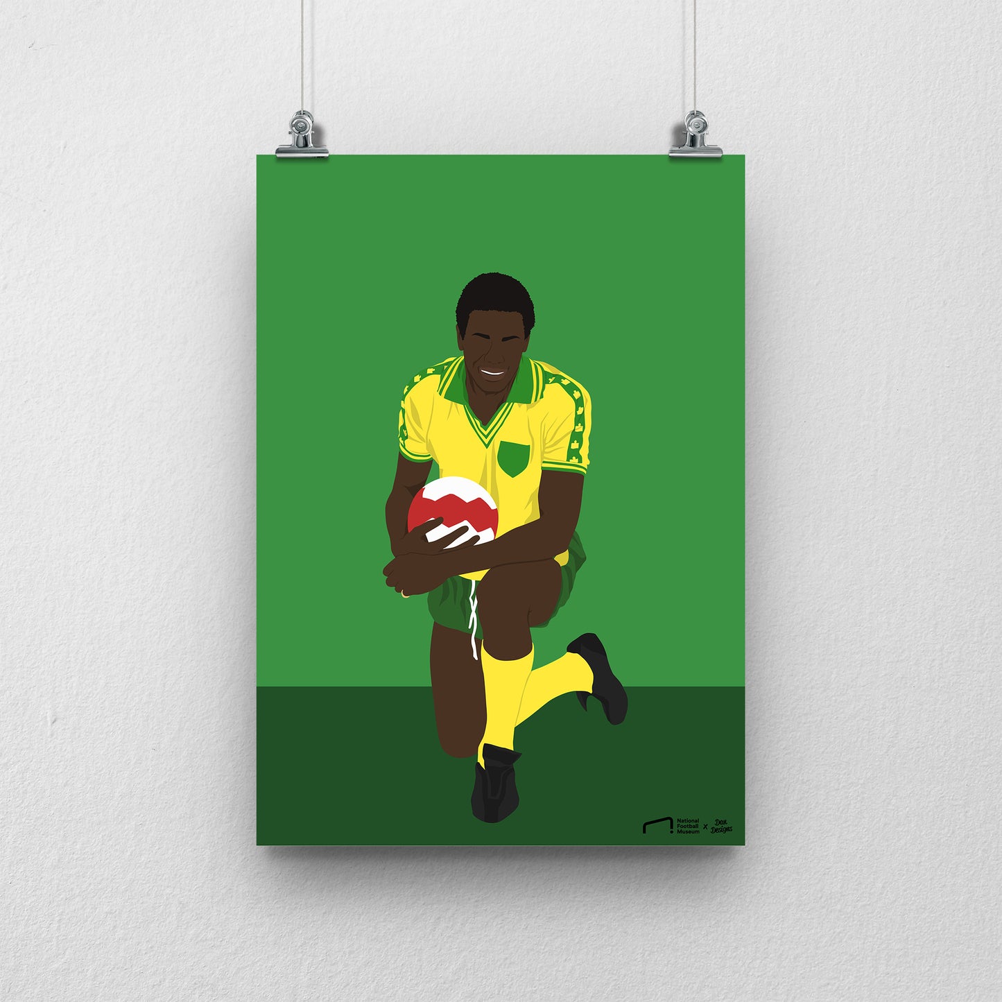 Justin Fashanu Print - DanDesignsGB