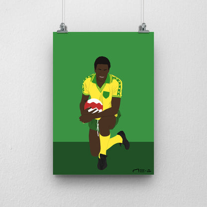 Justin Fashanu Print - DanDesignsGB