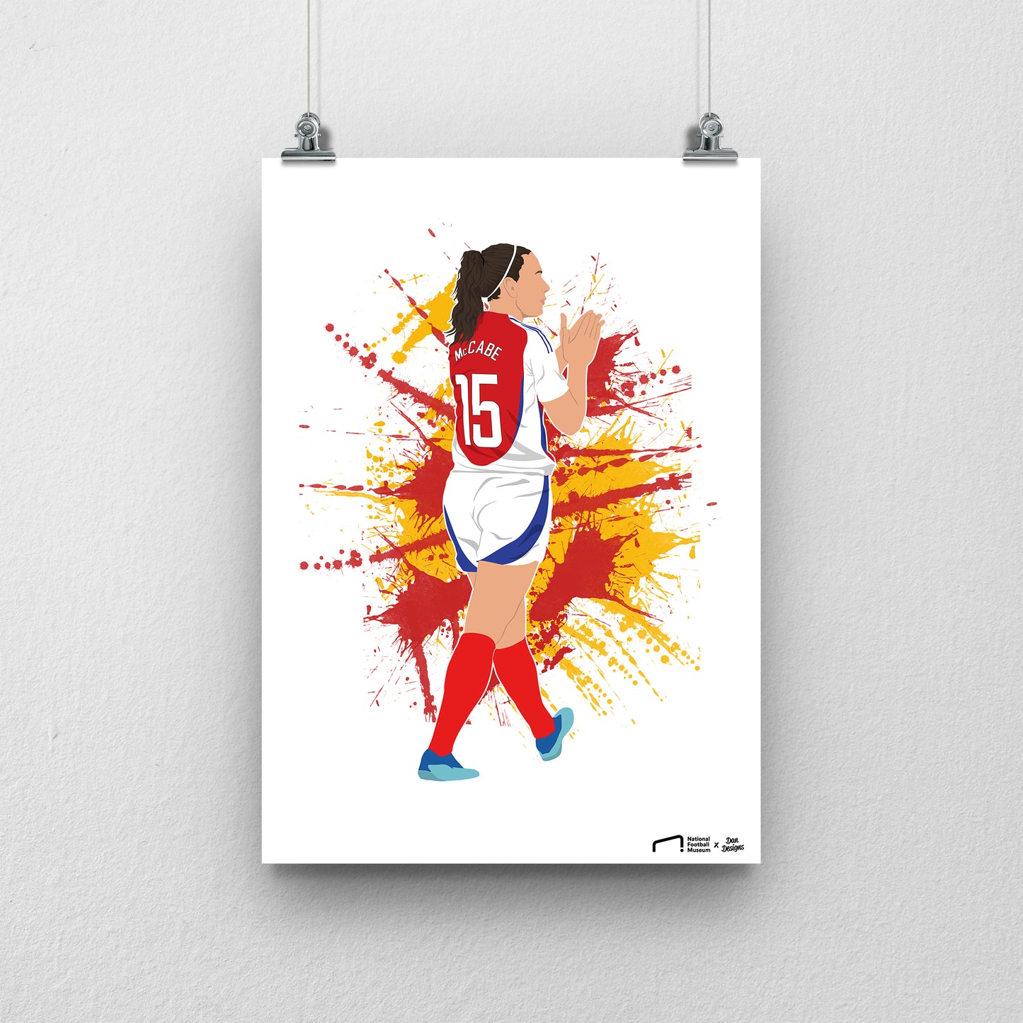 Katie McCabe Arsenal Print - DanDesignsGB