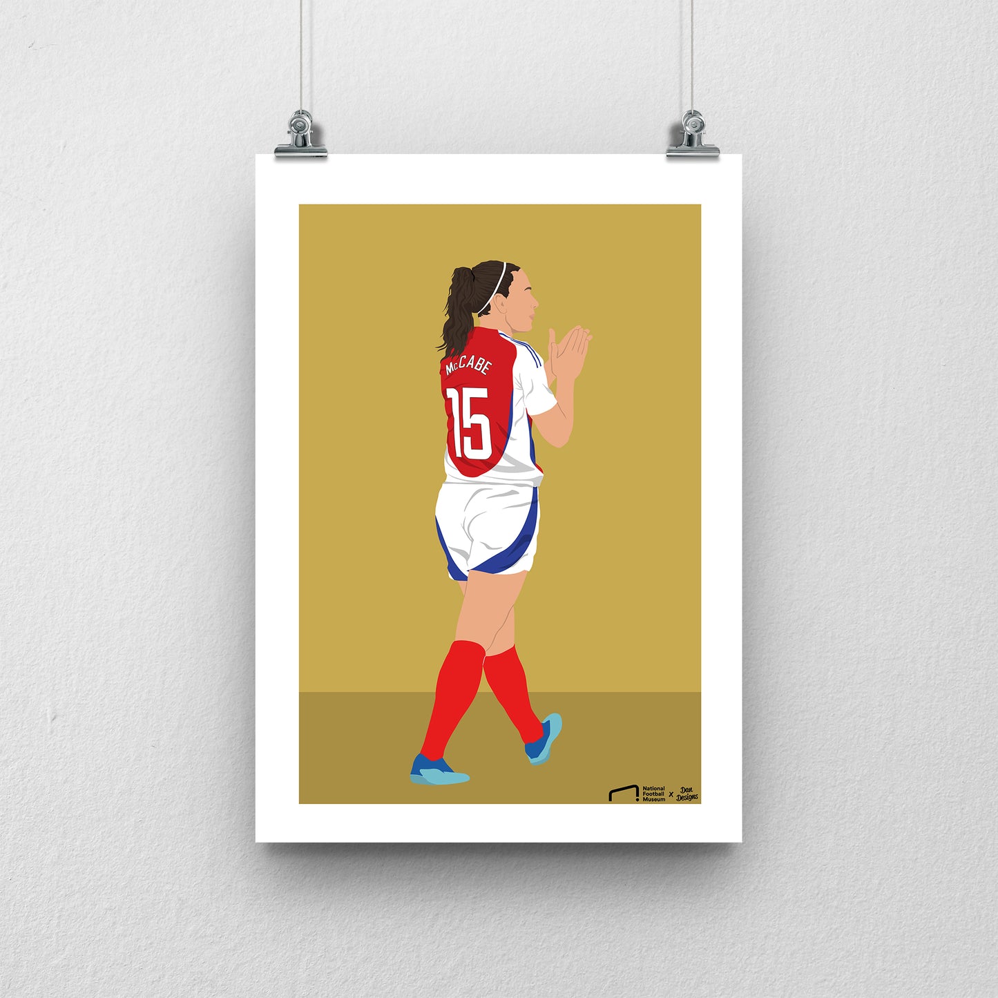 Katie McCabe Arsenal Print - DanDesignsGB