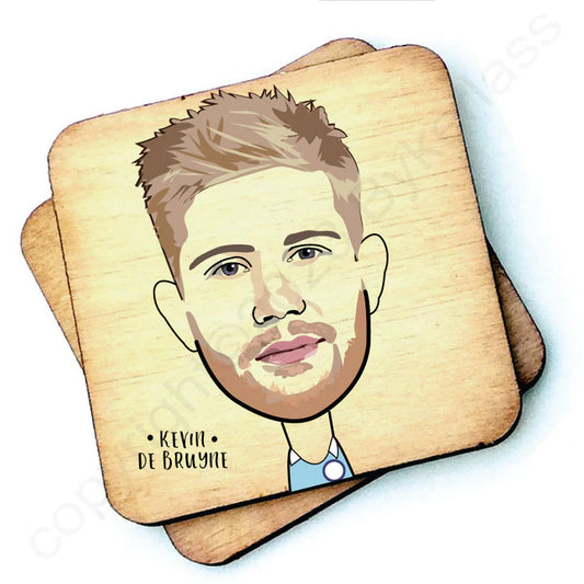 Kevin De Bruyne Wooden Coaster
