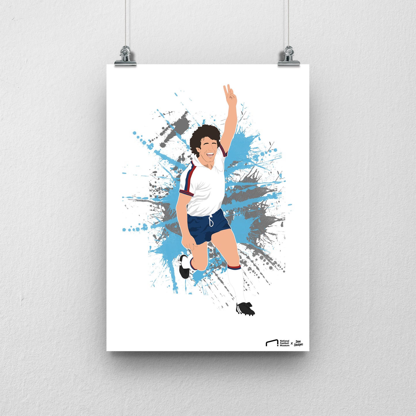 Kevin Keegan Print - DanDesignsGB