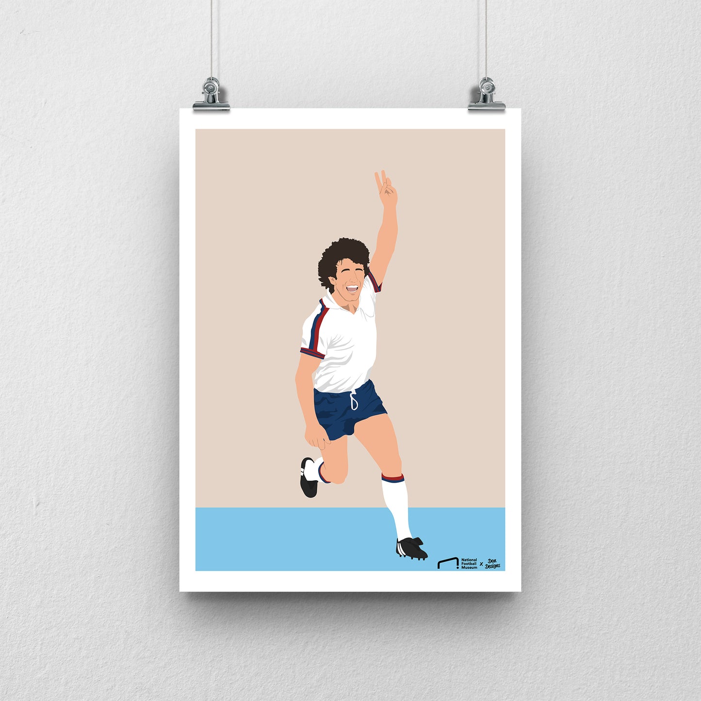 Kevin Keegan Print - DanDesignsGB