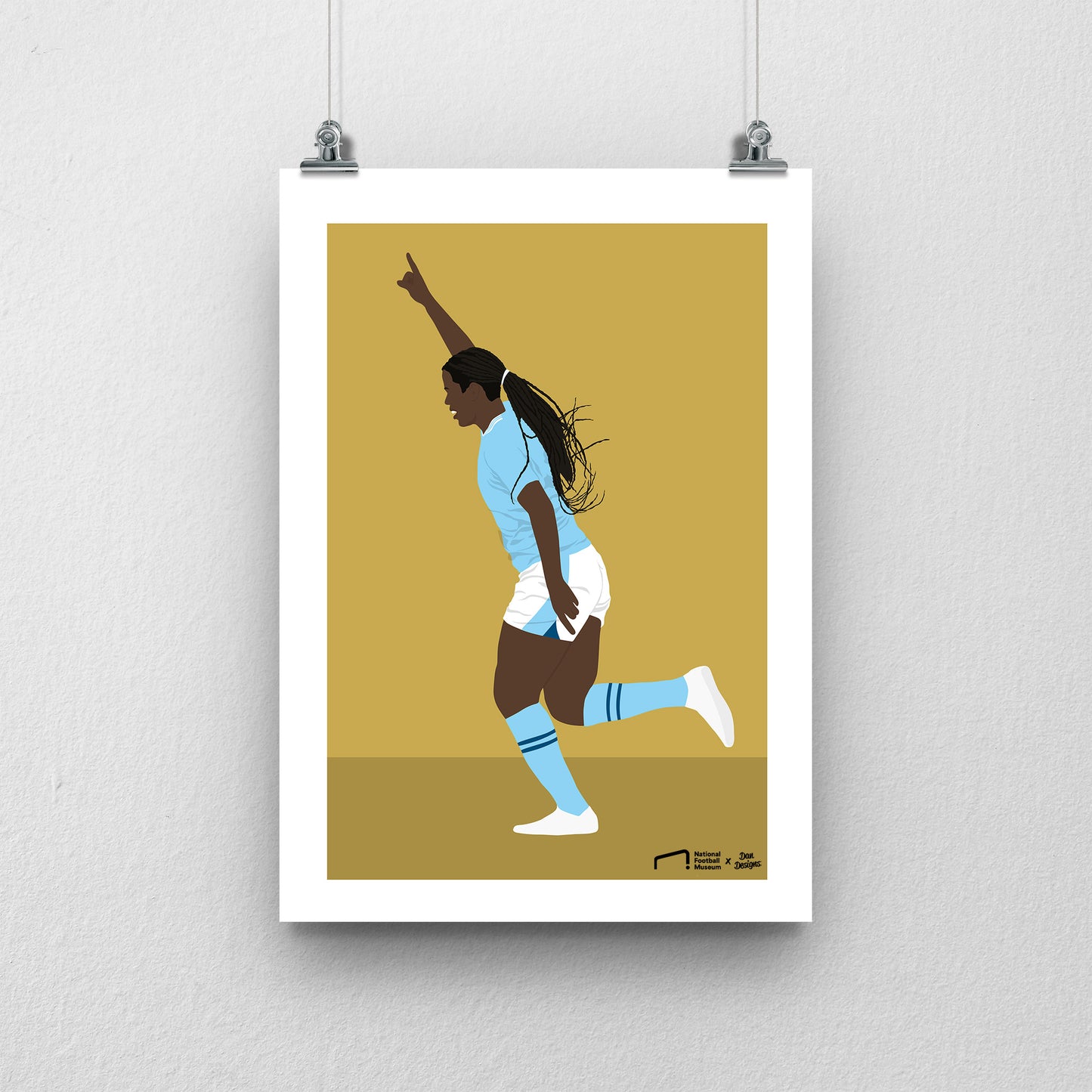 Khadija Shaw Manchester City Print - DanDesignsGB