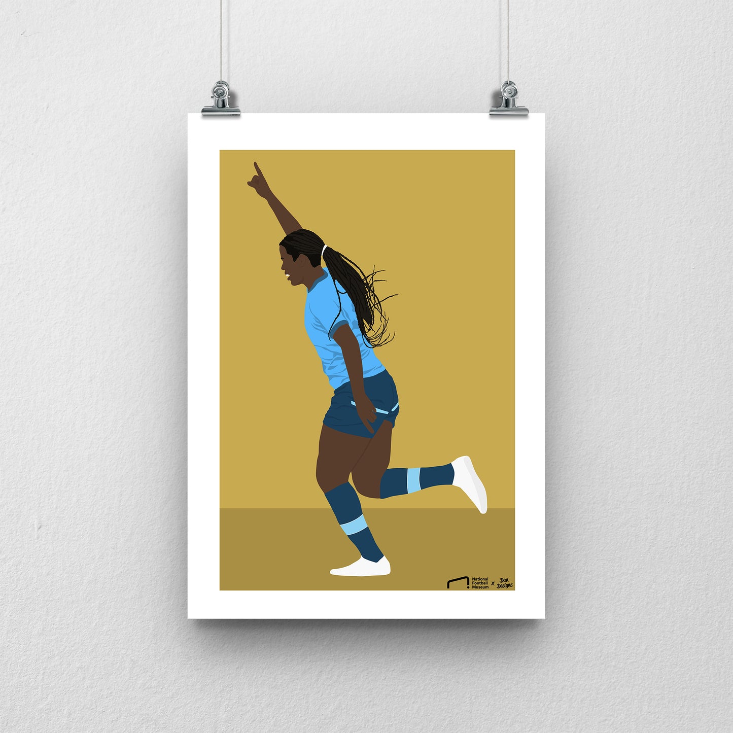 Khadija Shaw Manchester City Print - DanDesignsGB