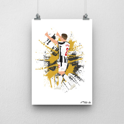 Kieran Trippier Print - DanDesignsGB