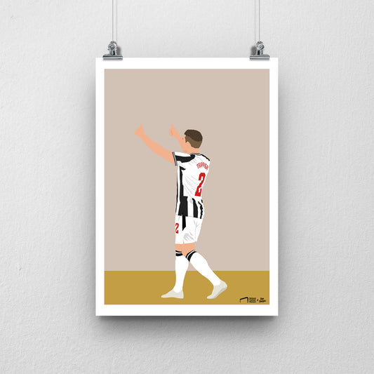 Kieran Trippier Print - DanDesignsGB