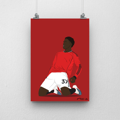 Kobbie Mainoo Print - DanDesignsGB