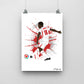 Kobbie Mainoo England Print - DanDesignsGB