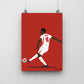 Kobbie Mainoo England Print - DanDesignsGB