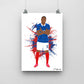 Kylian Mbappé France Print - DanDesignsGB
