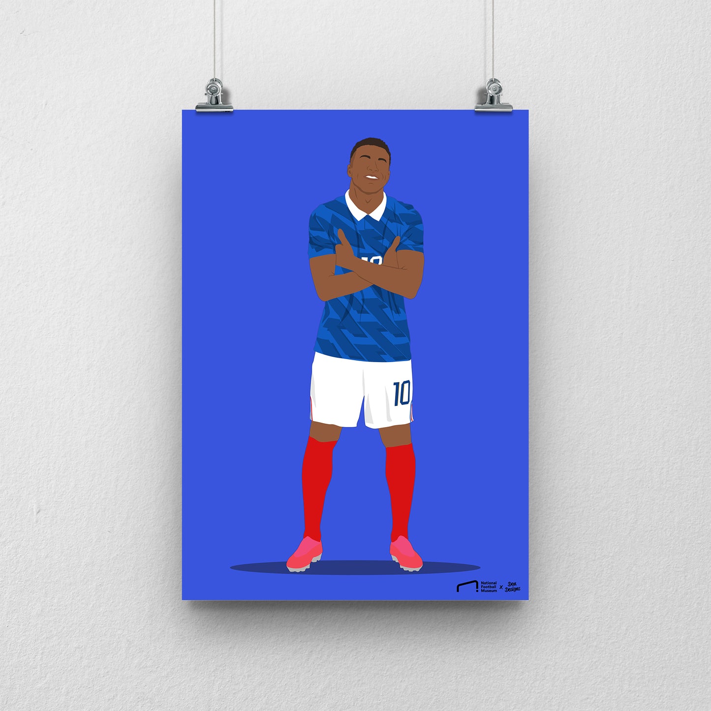 Kylian Mbappé France Print - DanDesignsGB